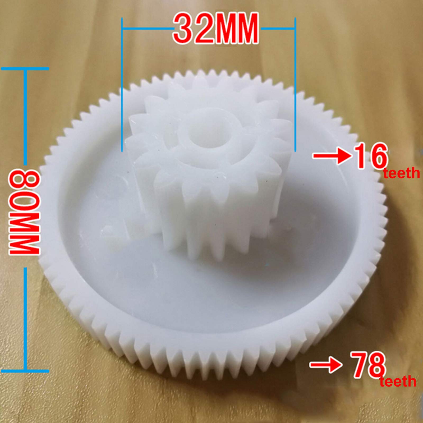 Lichifit Meat Grinder Plastic Gear Replacement S/M/L Teeth Gear For Household Meat Grinder Repair Part