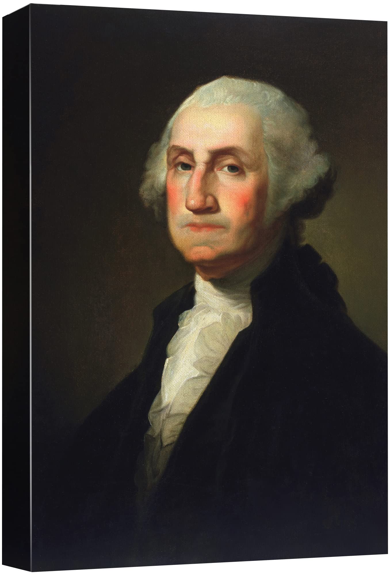Wall26 Canvas Print Wall Art Portrait Of George Washington People Pop Culture Historical Realism Famous Closeup Colorful Multico