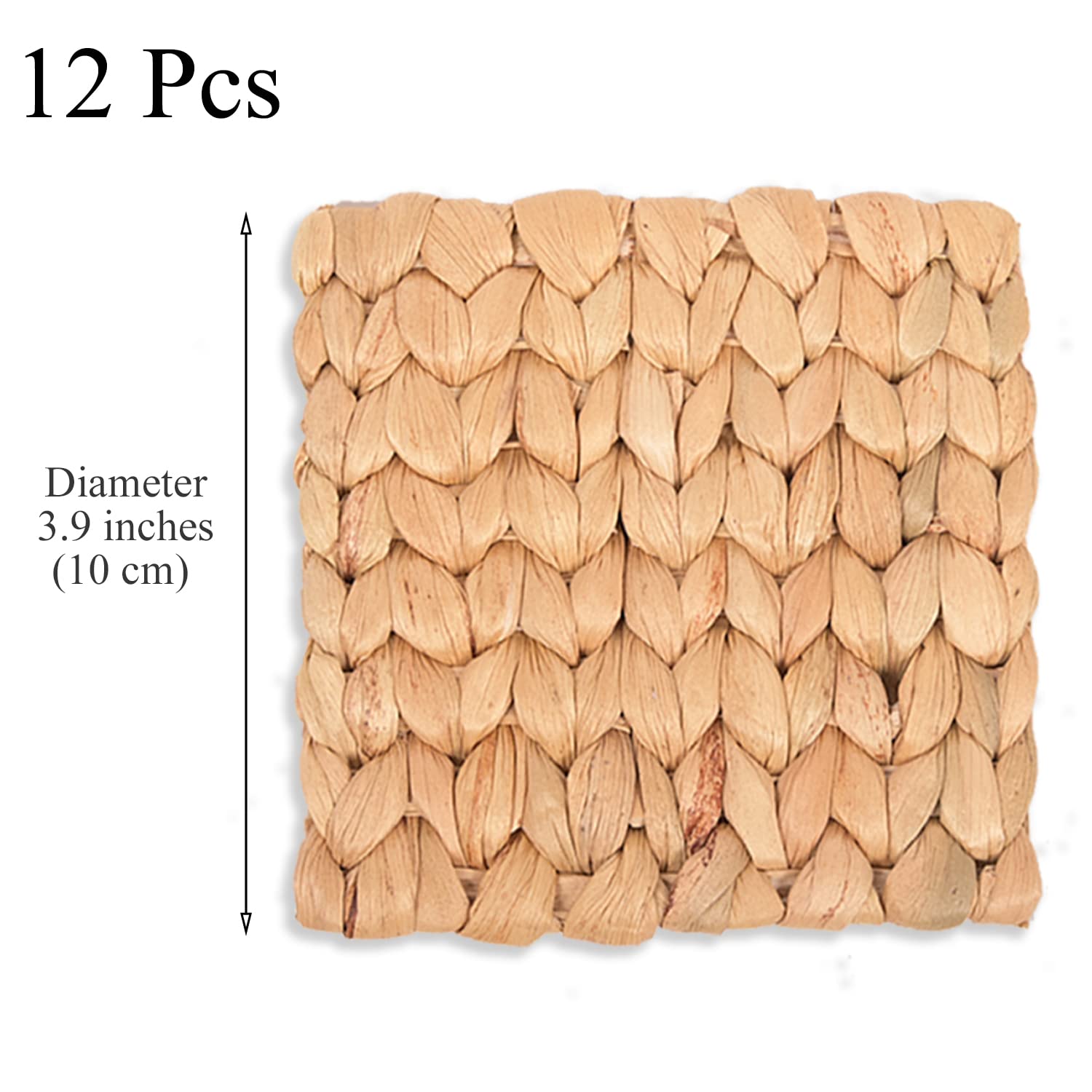 Coasters Set Of 12, Living Room Decor, Coffee Table Decor, Boho Coasters, Farmhouse Coasters, Absorbent Coasters, Cute Coasters