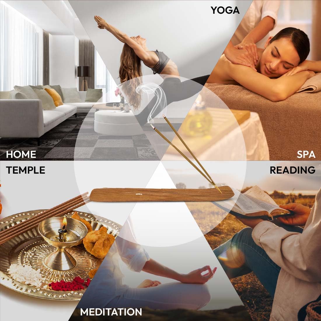 NIRMALAYA Jasmine Incense Sticks Agarbatti- 40 Sticks | 100% Natural and Charcoal Free | Incense Stick for Home Fragrance | Sacr