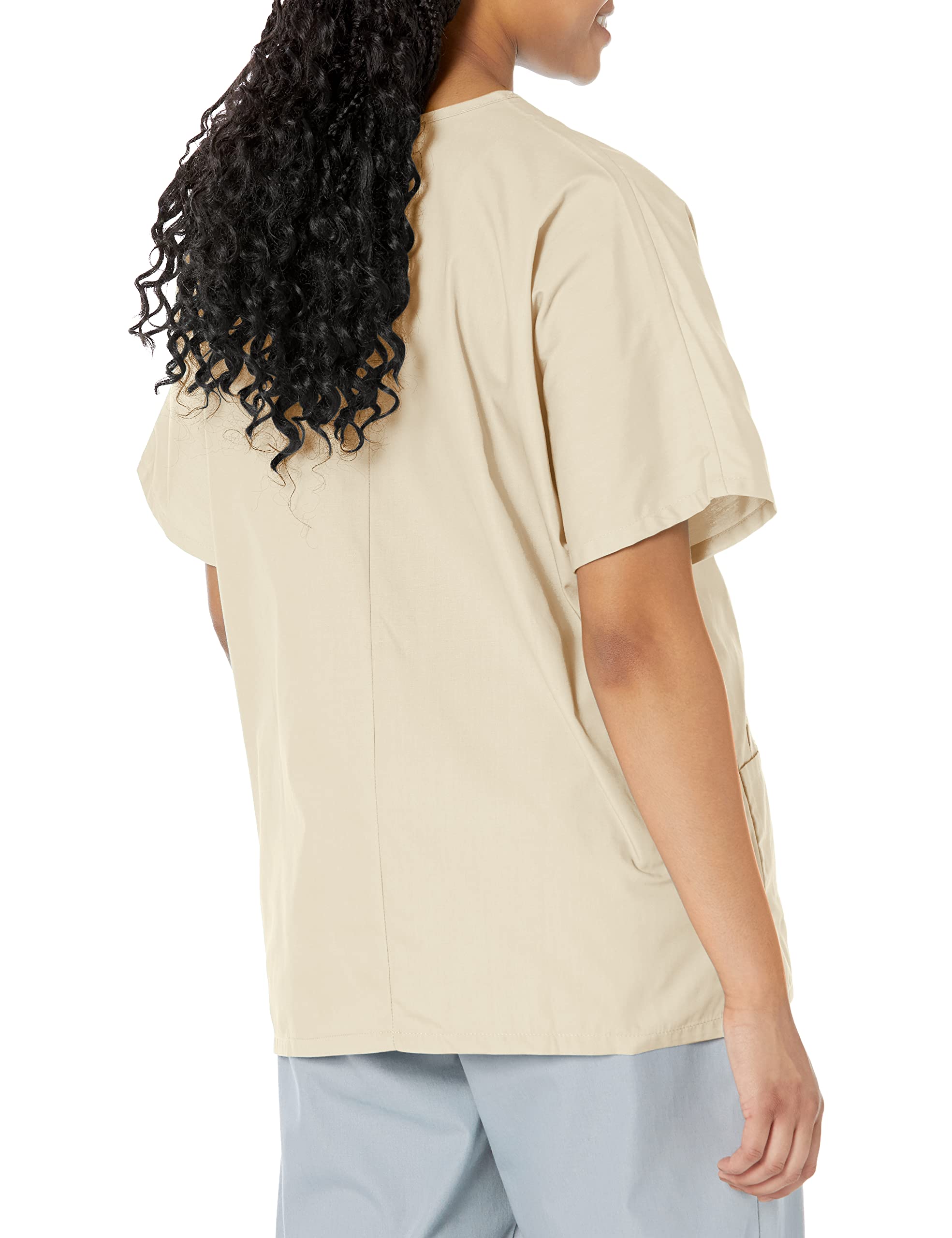 Scrubs For Women Workwear Originals V-Neck Top Plus Size 4700, 2Xl, Khaki