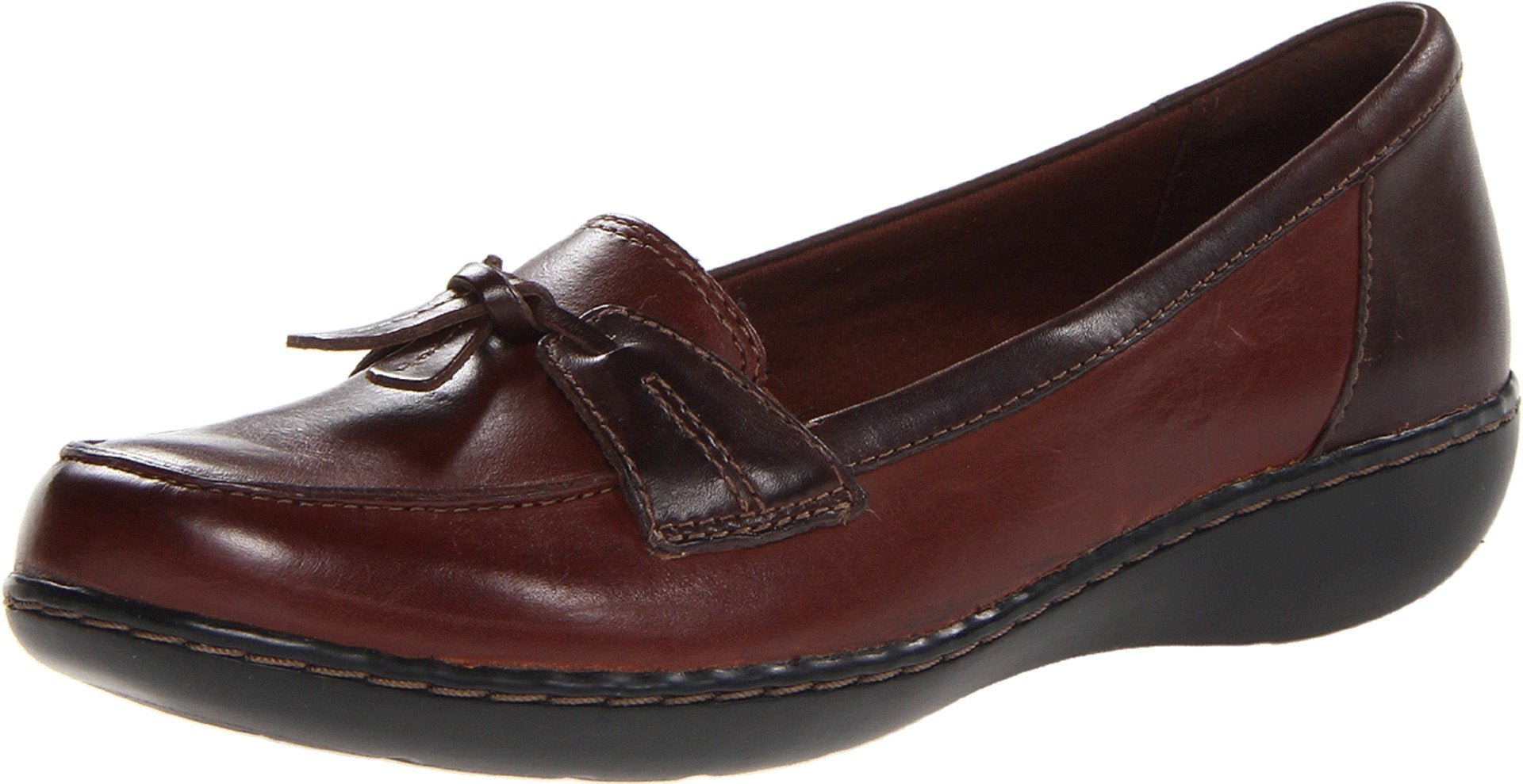 Clarks Womens Ashland Bubble Slip-On Loafer, Brown Multi, 12 M Us