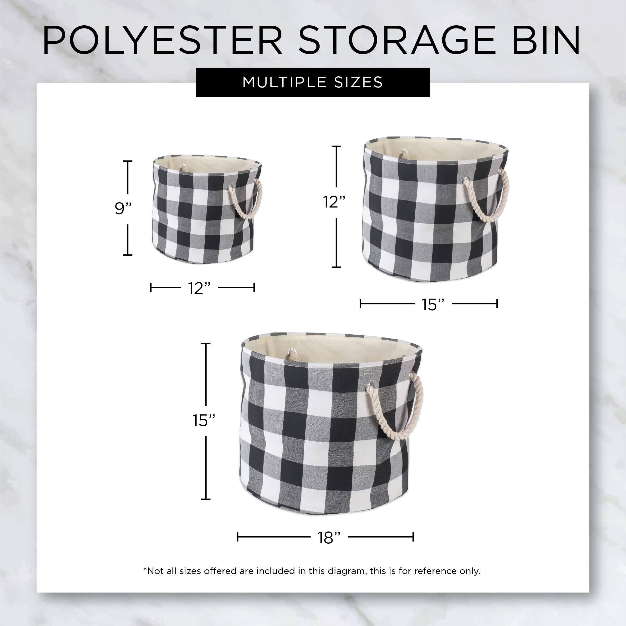 Bone Dry Pet Storage Collection Striped Paw Patch Bin  Medium Round  Brown