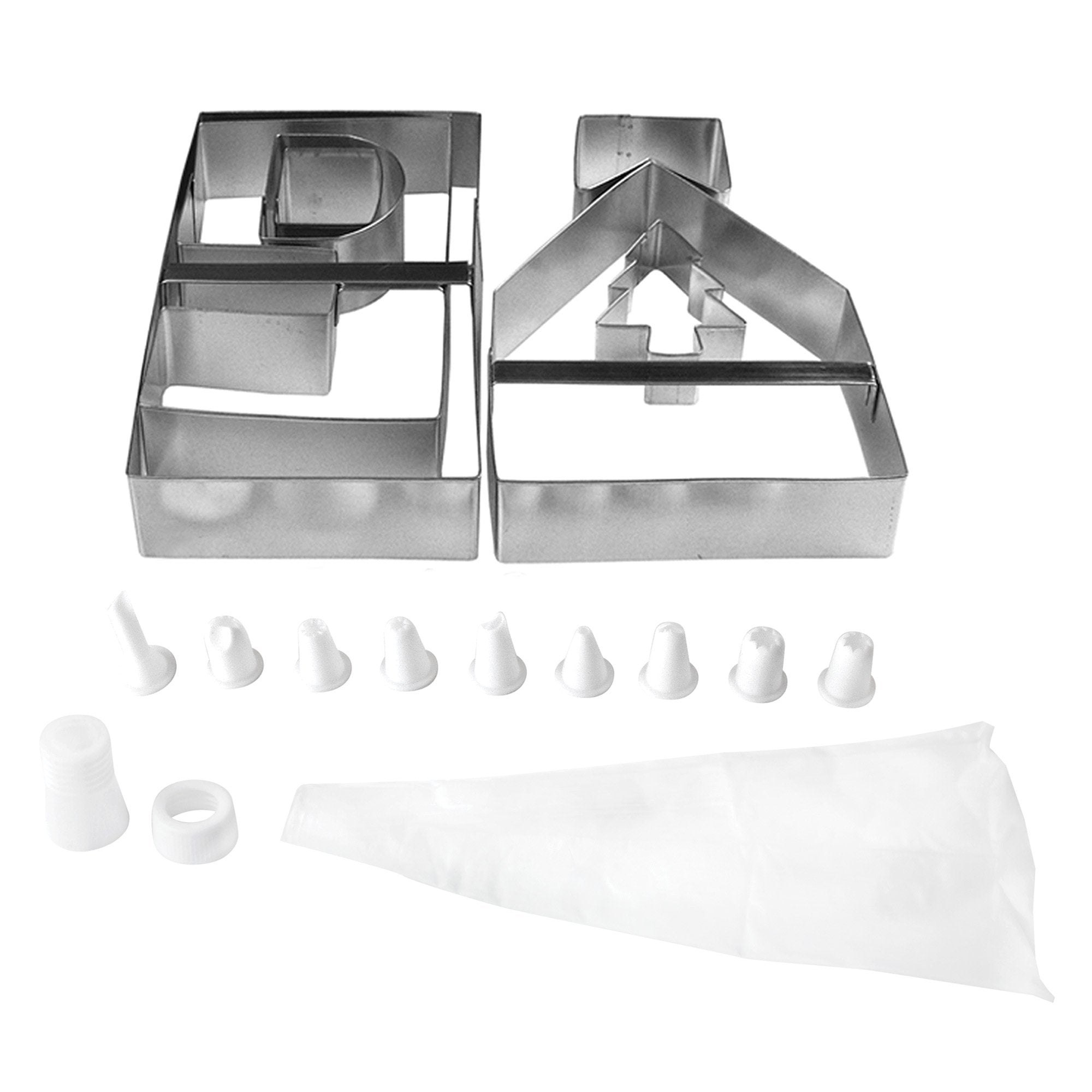 Fox Run Gingerbread House Cookie Cutter Bake Set