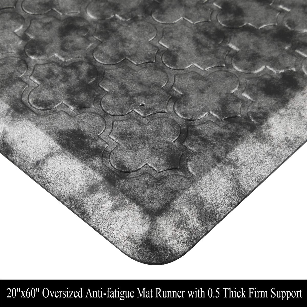 Hebe Kitchen Mat Cushioned Anti Fatigue Kitchen Floor Mat Runner 20X60 Non Slip Kitchen Mats For Floor Waterproof Kitchen Ru