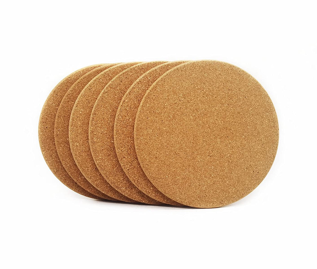 Fannuoncc 7.5'' Cork Trivet For Kitchen Hot Plate Coaster Pads, High Heat Pot, Heat Food Rack, Natural Plants Heat Resistant Cor