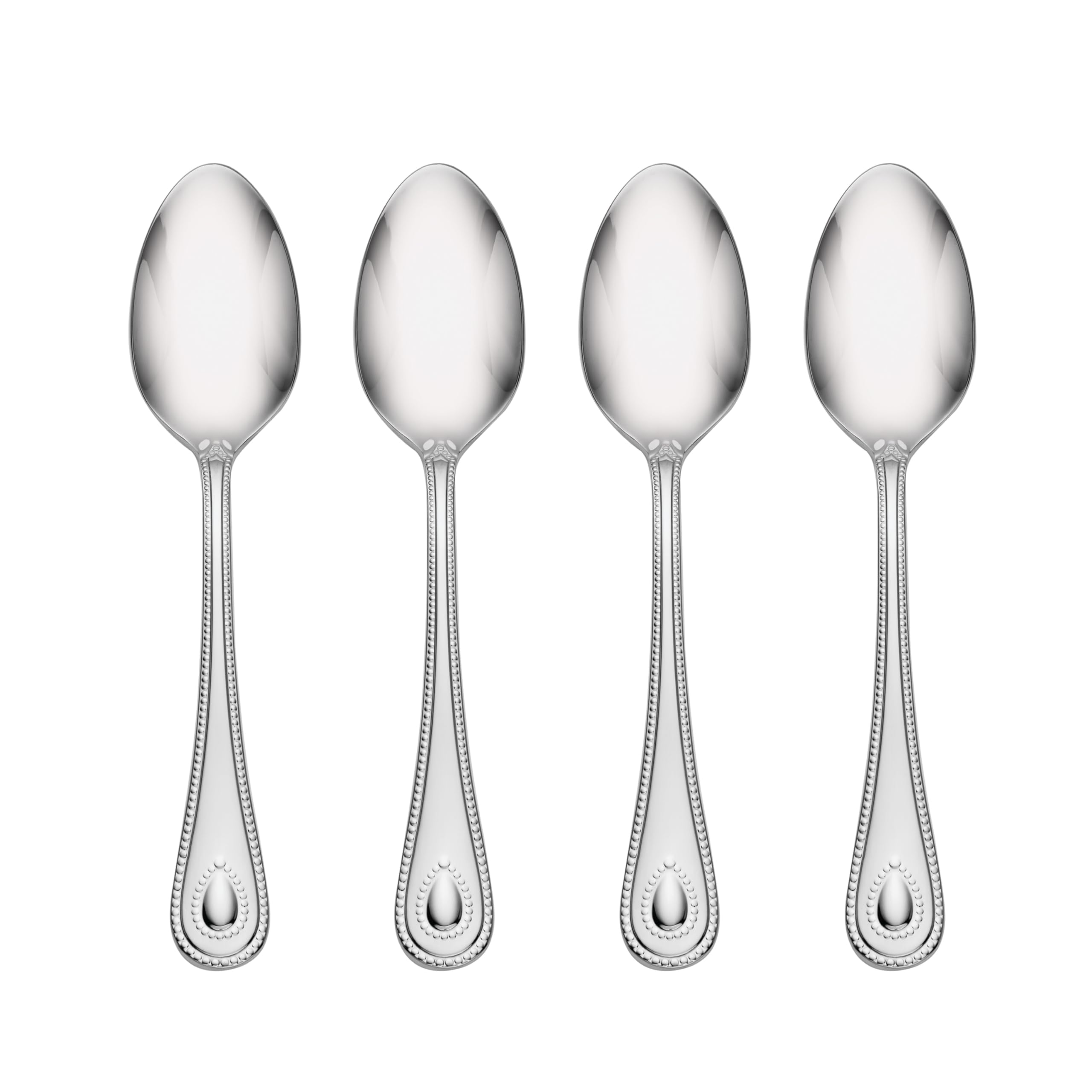 Lenox French Perle Dinner Spoons, Set Of 4, 0.50