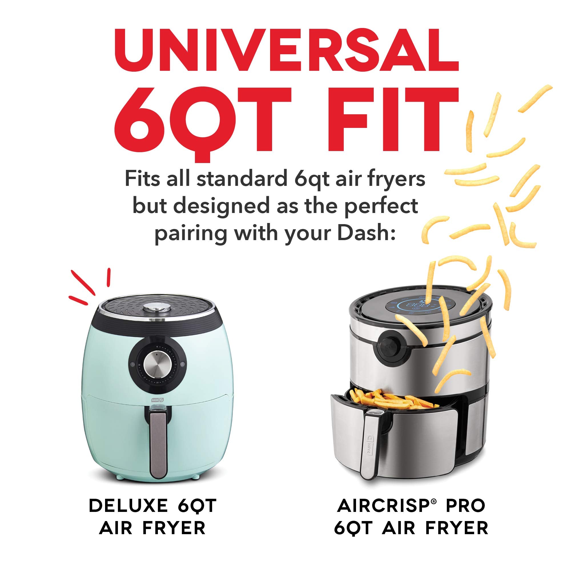 Dash Dfaf450Up1 Air Fryer, Deluxe, Accessory Bundle