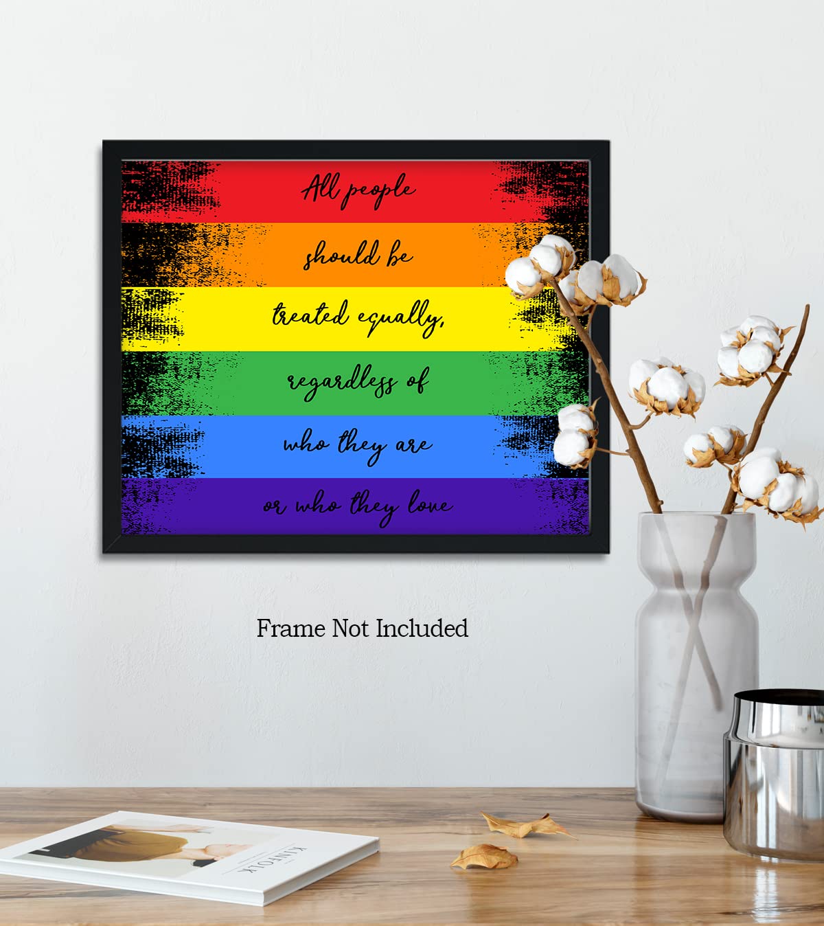 Lgbtq Accessories Wall Art - Lgbtq Rights - Gay Pride Poster, Print Or Canvas - Lgbtq Pride Gifts - Gay Pride Signs - Lgbtq Deco