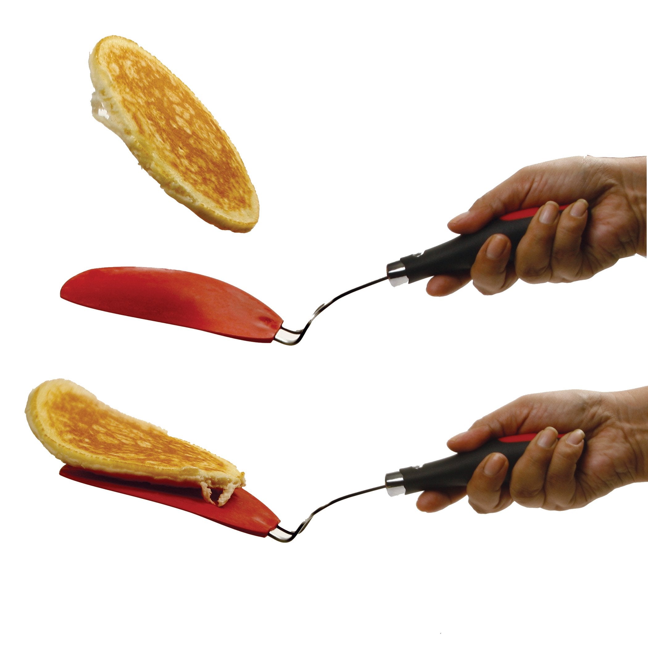 Norpro 1417R Grip-Ez Flexible Pancake Spatula Red, 33.5Cm X 16Cm X 13Cm