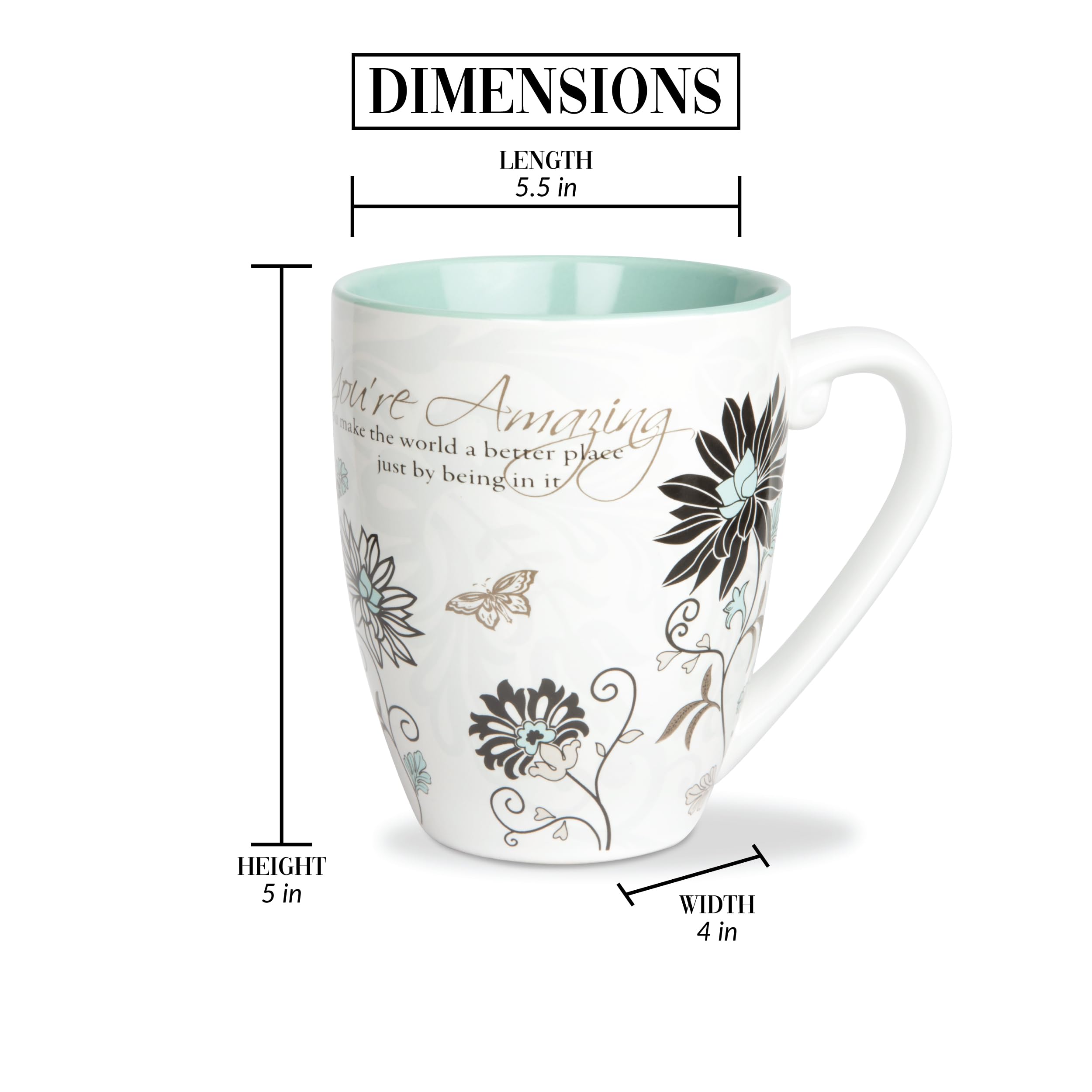 Mark My Words You'Re Amazing Ceramic Mug, 20-Ounce
