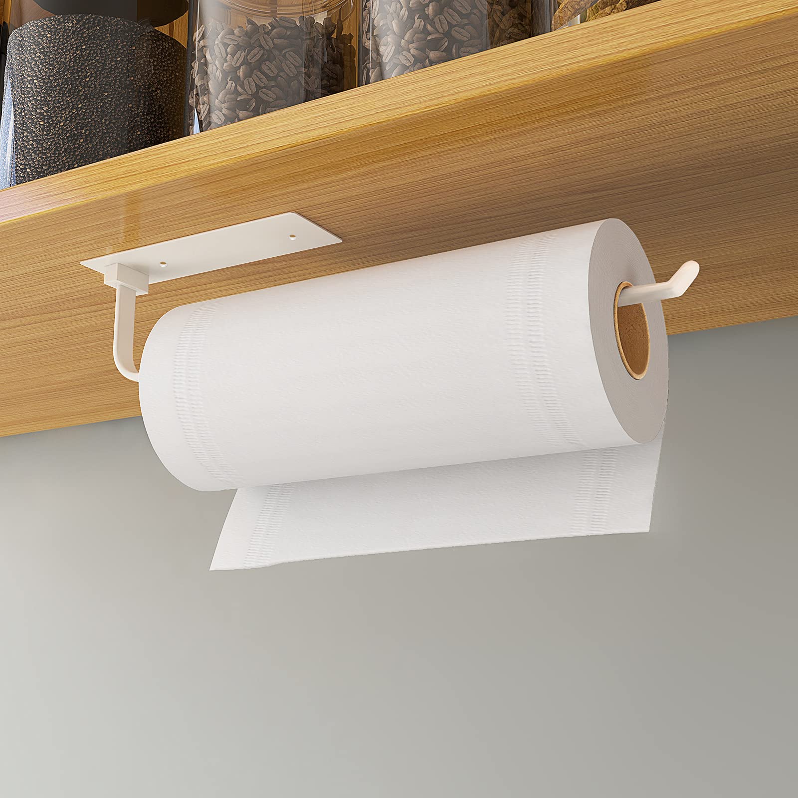 Paper Towel Holder Under Cabinets, Self-Adhesive And Drilled Paper Towel Holder Available, Wall Mounted, 12.2 ''Stainless Steel