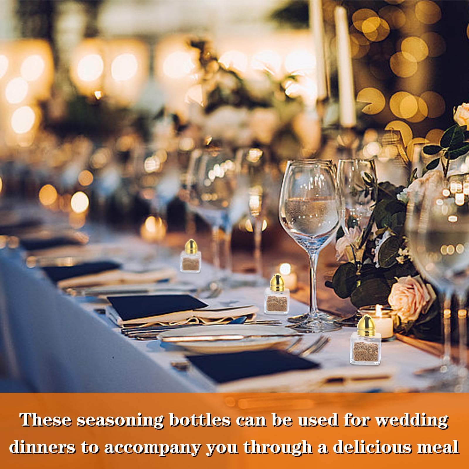 Ruiyele 18 Pcs 0.5 Oz Cube Small Salt And Pepper Shakers With Tone Top Clear Mini Glass Spice Shakers Spice Salt Shakers For Wed