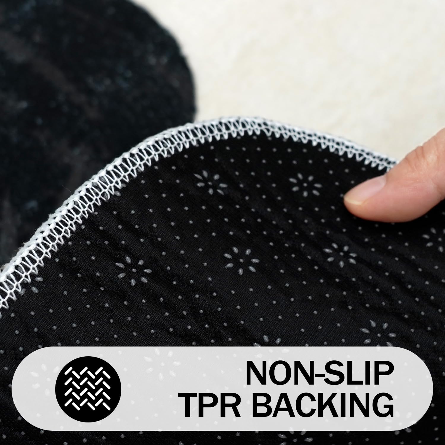 Boho Bathroom Runner Rug Non Slip, Large Long Bathroom Rug Cute Bath Mat For Bedroom Hallway Kitchen, Soft Plush Washable Shower