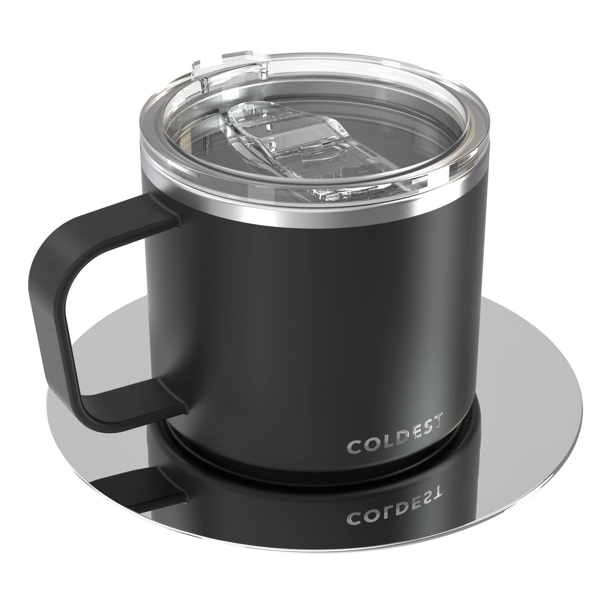 The Coldest Water Stackable Insulated Espresso Cup With Saucer - Insulated Triple Wall Stainless Steel Travel Double Shot Espres