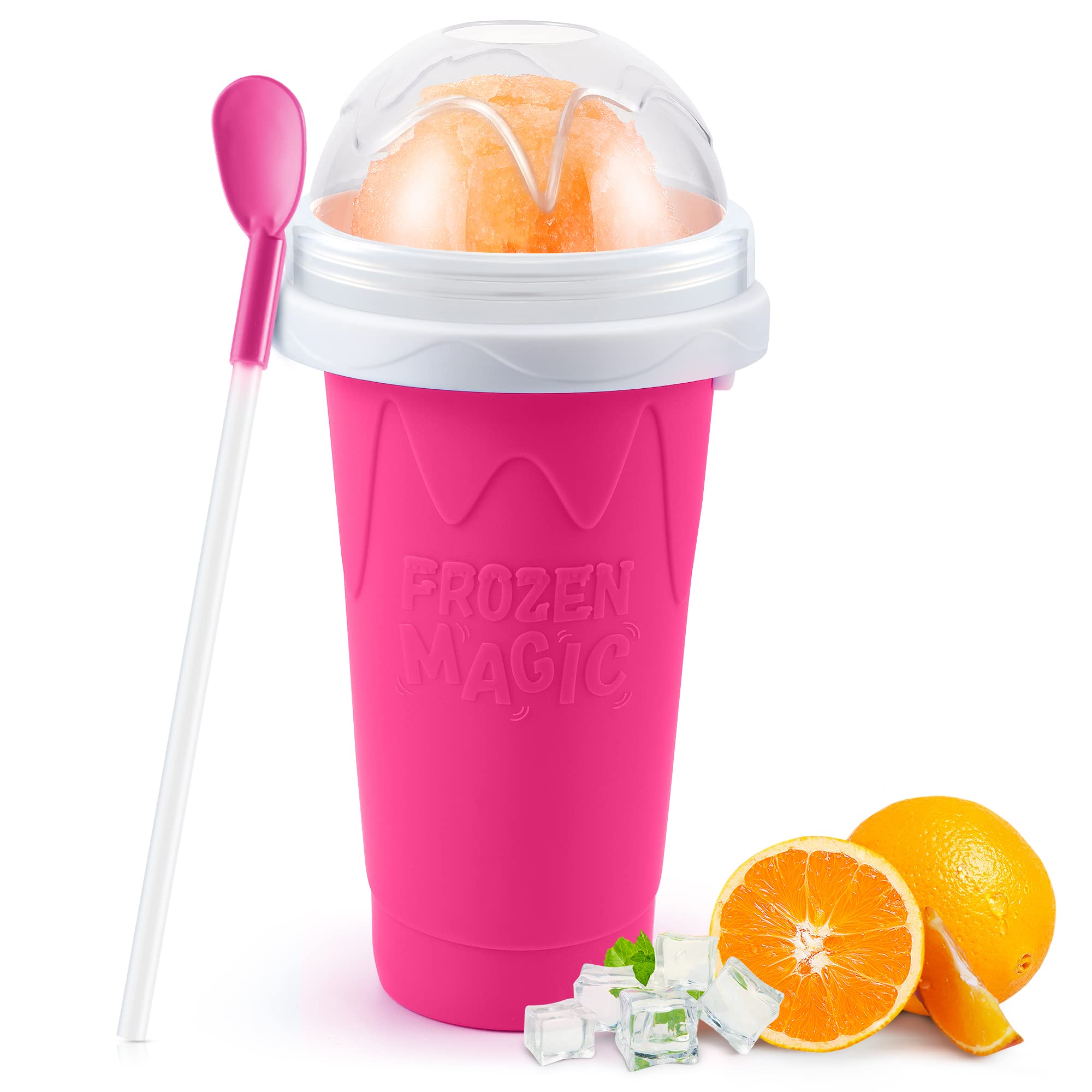 Relpom Slushie Maker Cup, Tik Tok Magic Quick Frozen Smoothies Cup, Cooling Cup, Slushy Cup, Cool Stuff Things Gadgets Funny Gif