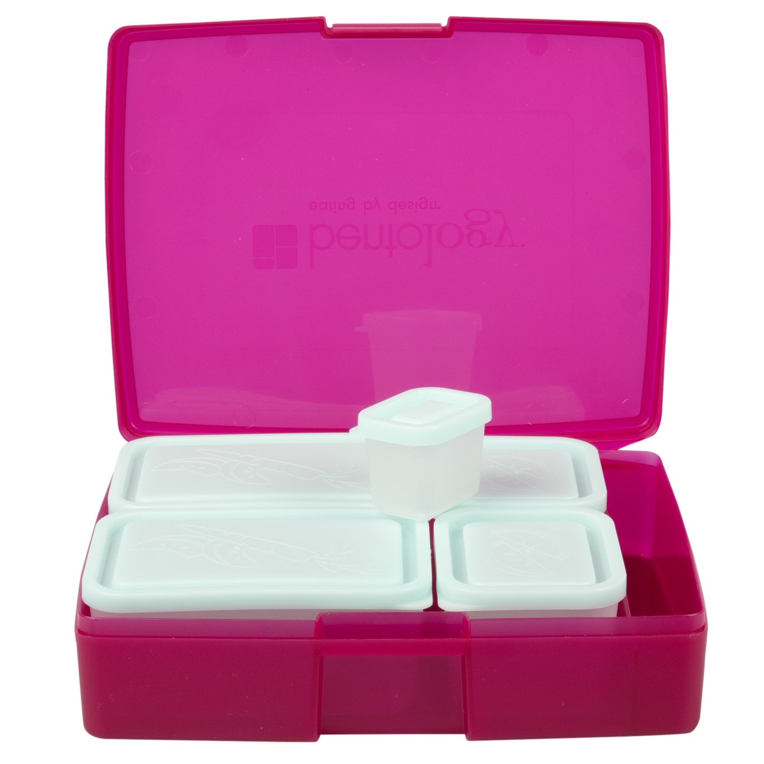 Bentology Bento Lunch Box Set W/ 5 Inner Removable Containers, Leak Proof, Food Prep & Snack Packing Compartments - Stackable, M
