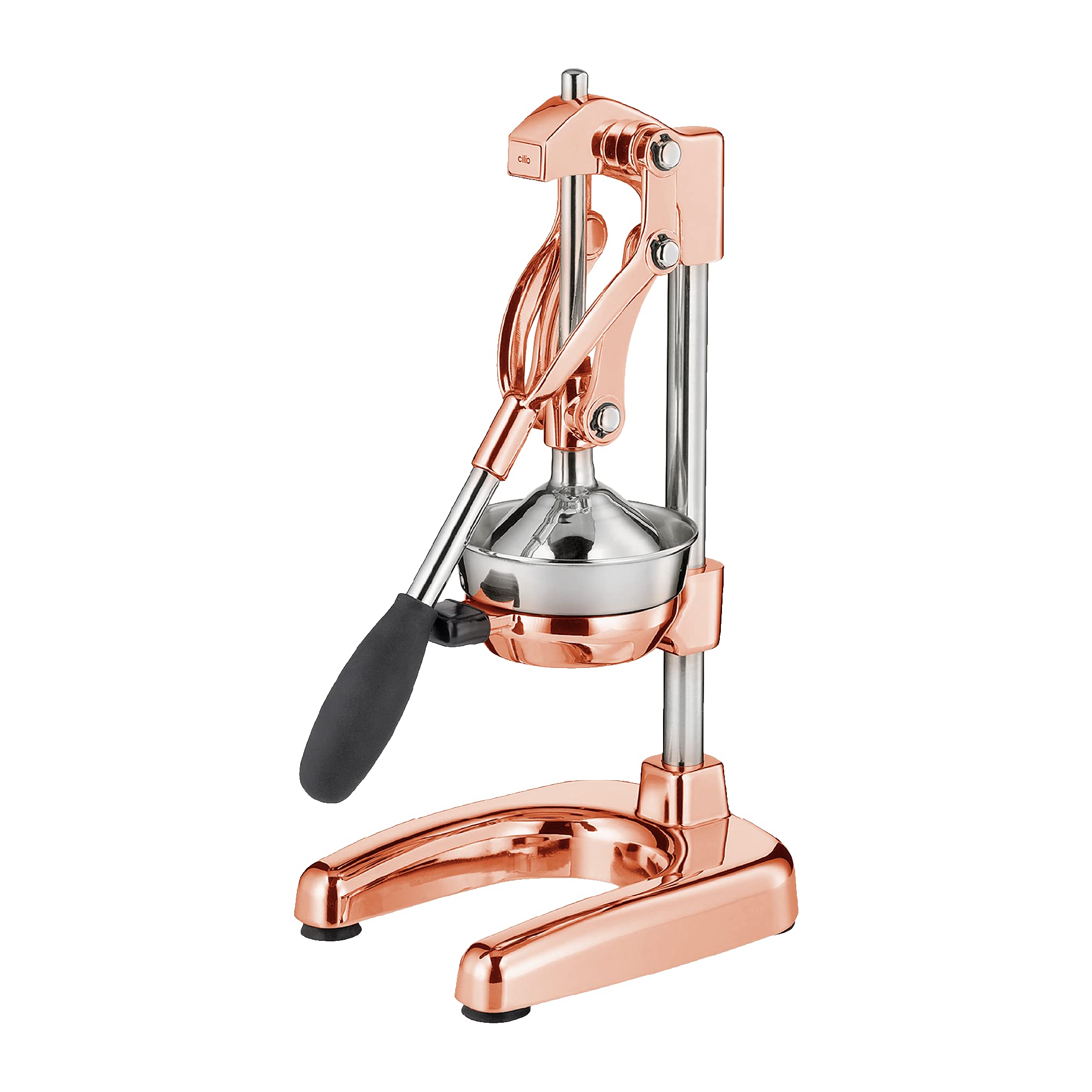 Cilio Commercial Grade Citrus Press Juicer, Copper