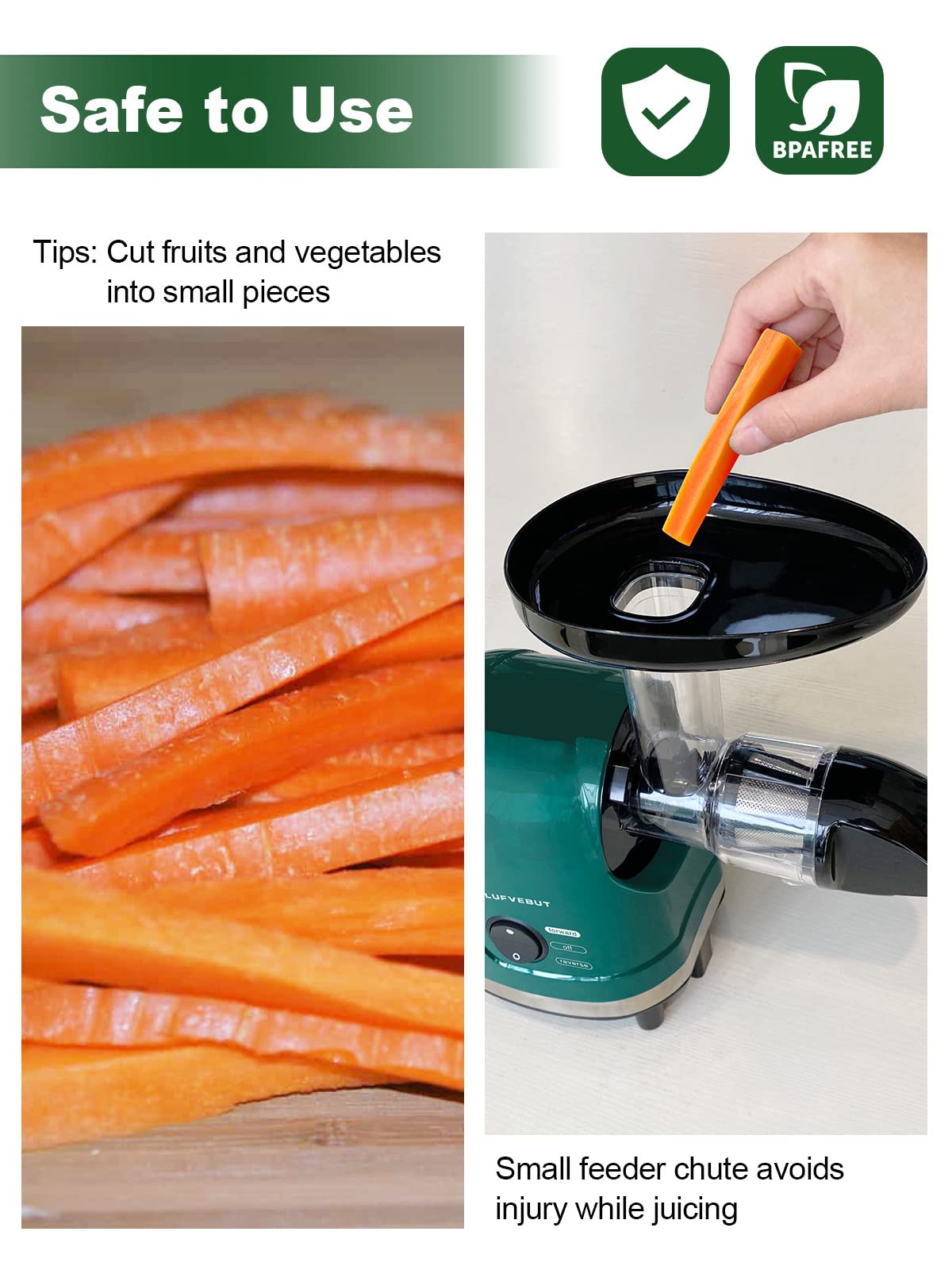 Masticating Juicer Machines, Cold Press Slow Juicer Machines Easy To Clean, High Juice Yield Vegetable Juicer For Beet Carrot, O