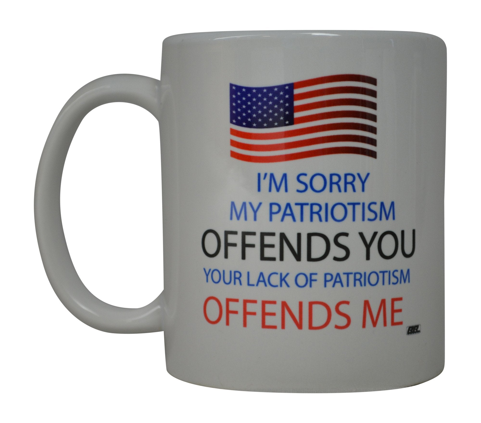 Rogue River Tactical Best Coffee Mug Usa Flag American Patriot Novelty Cup Great Gift Idea For Men Dad Father Husband Military V