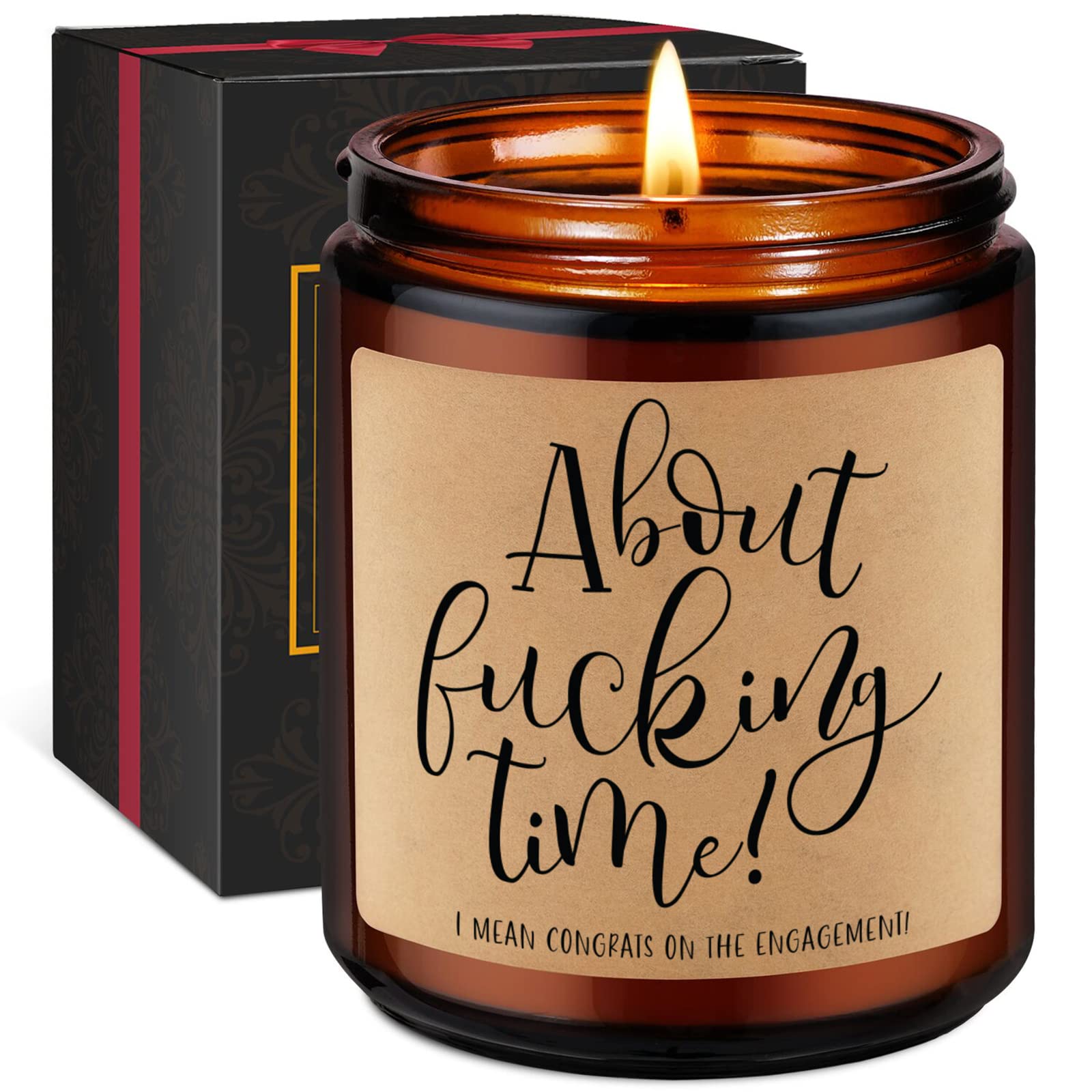Miracu Mature Candle - Engagement Gifts for Couples Newly Engaged Unique, Happy Engagement Gifts for Women Men, Finally Engaged 