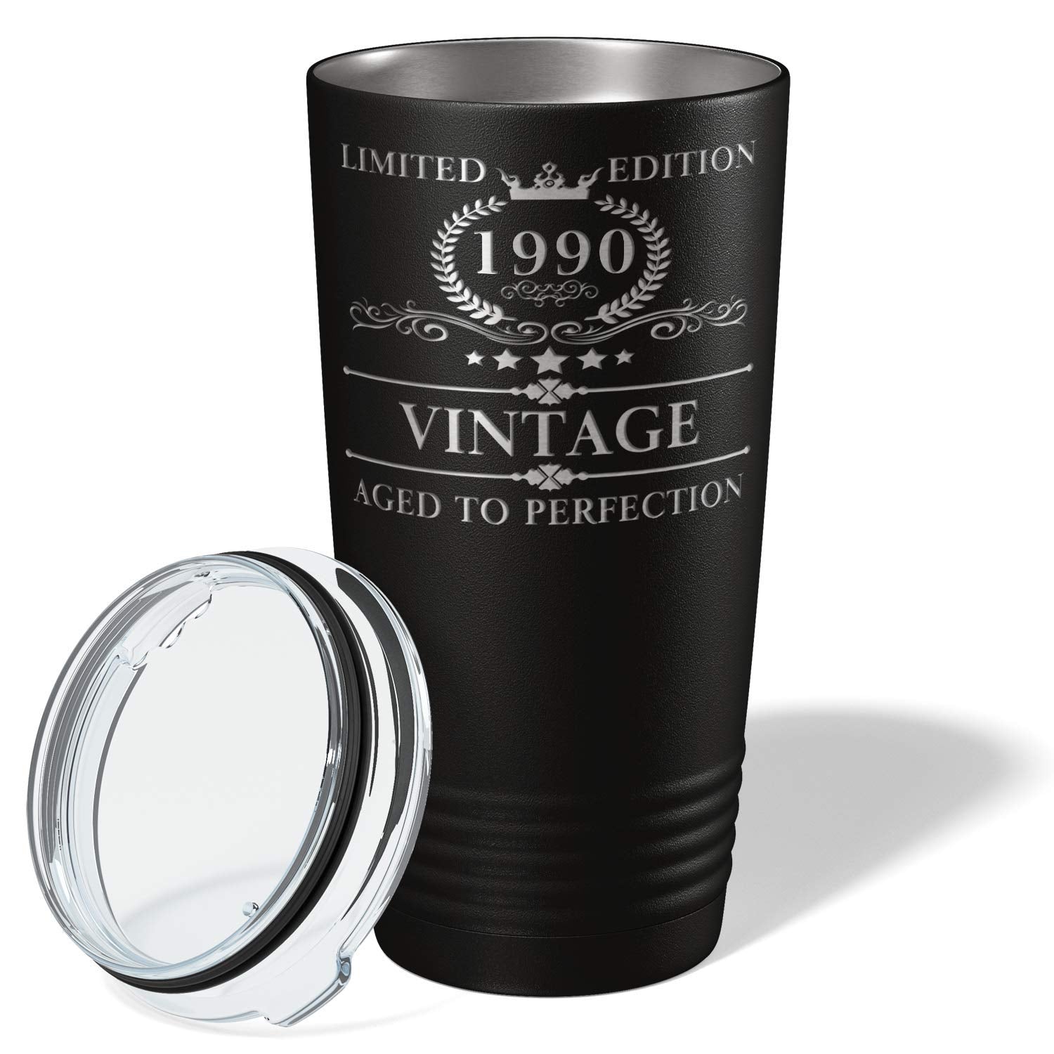 Cuptify 1990 Limited Edition Aged To Perfection 33Rd Birthday Gift For Men And Women 33 Years Old On Black 20 Oz Insulated Stain