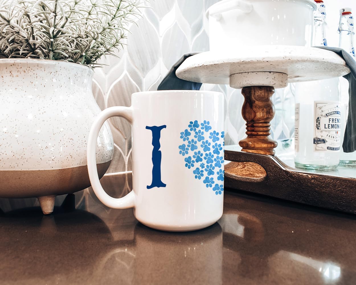 'Caroline's Treasures SS4760-BU-CM15 Bulldog English Microwavable Ceramic Coffee Mug, 15 oz, Multicolor''