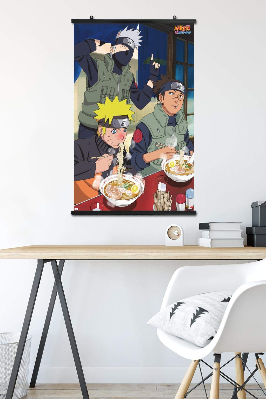 Trends International Naruto Shippuden - Food Wall Poster, 22.375'' X 34'', Poster & Clip Bundle