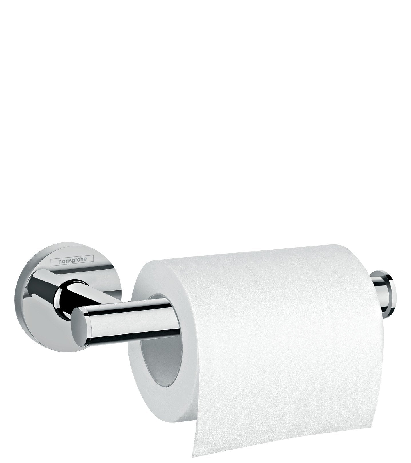 Hansgrohe Toilet Paper Holder Without Cover 7-Inch Toilet Paper Holder In Chrome, 41726000