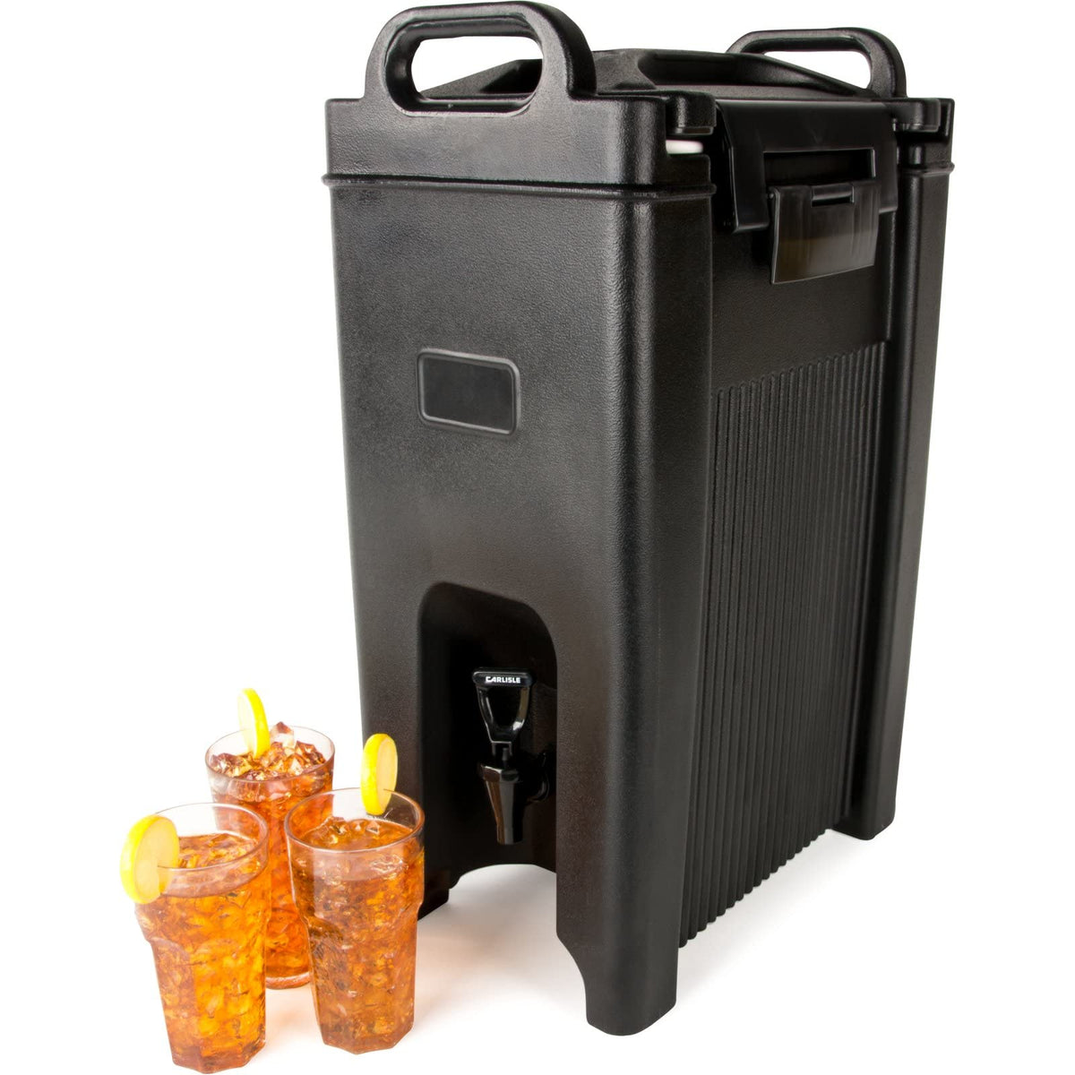 Carlisle Foodservice Products Cateraide Insulated Beverage Server With Spigot For Dispensing Hot And Cold Drink Beverages, Plast