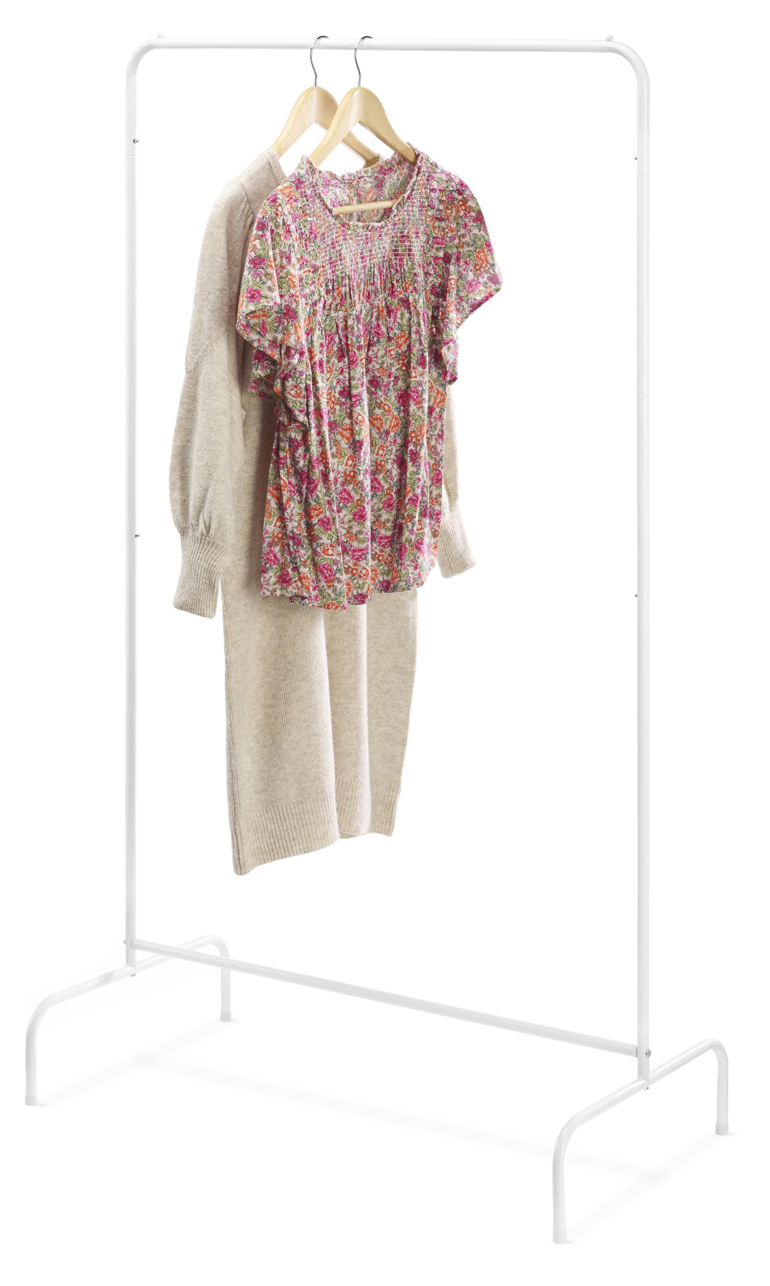 Whitmor Freestanding Garment Rack, White