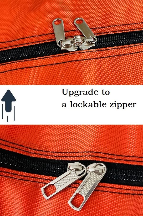 Yikithom Extra Large Storage Duffle Bag For Travel, Orange Oversized Giant Big Traveling Duffle Bag