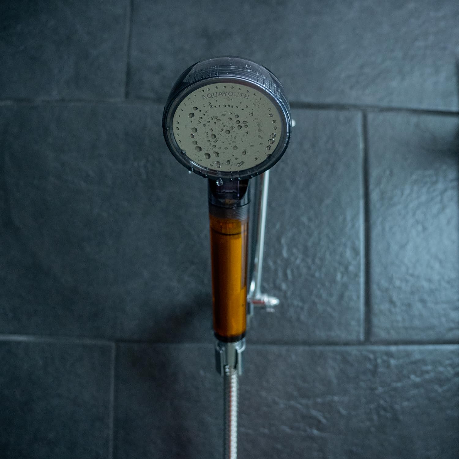 Aquayouth Vitamin C Handheld Shower Head | Built-In Vitamin C + Ceramic Balls Reduces Chlorine & Chloramine, While Improving Ski