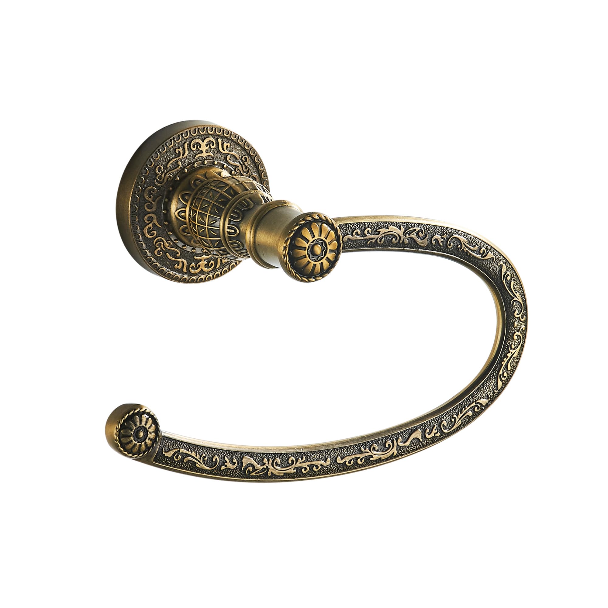 Vintage Style Antique Black Toilet Roll Paper Holder Retro Tissue Holder Wall Mounted Bathroom Hardware