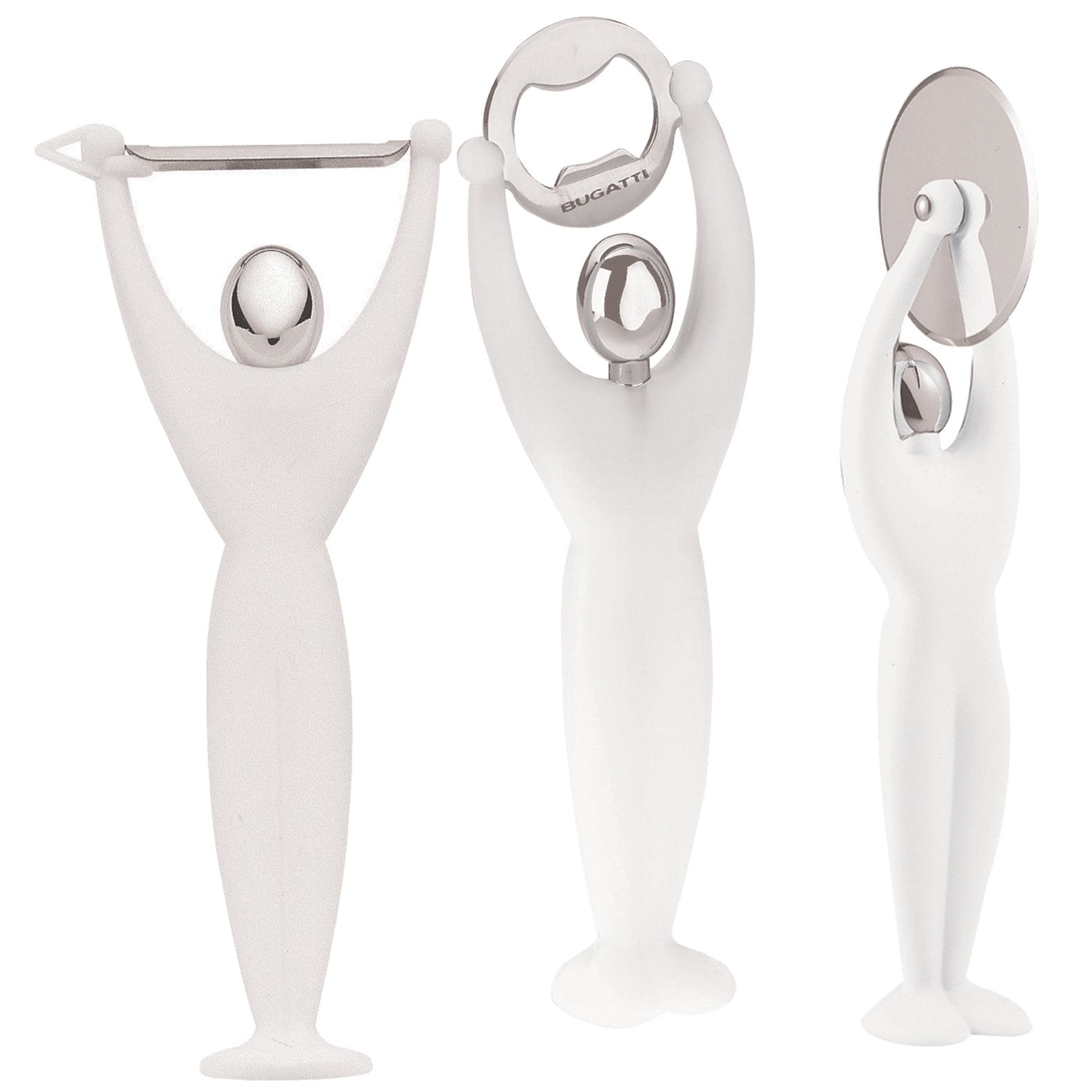 Casa Bugatti 3-Piece Gym Set White