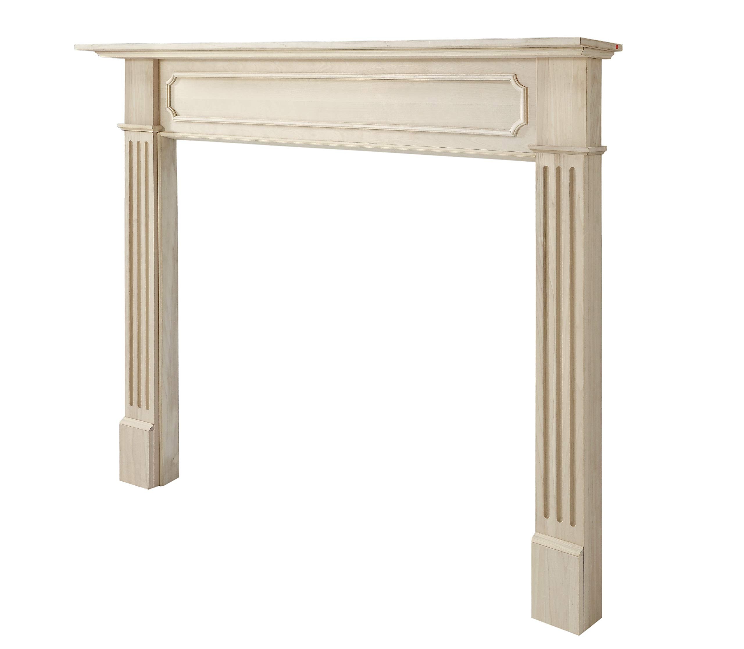 Pearl Mantels 111-50 Alamo Fireplace Mantel Surround, Interior Width 50'', Unfinished