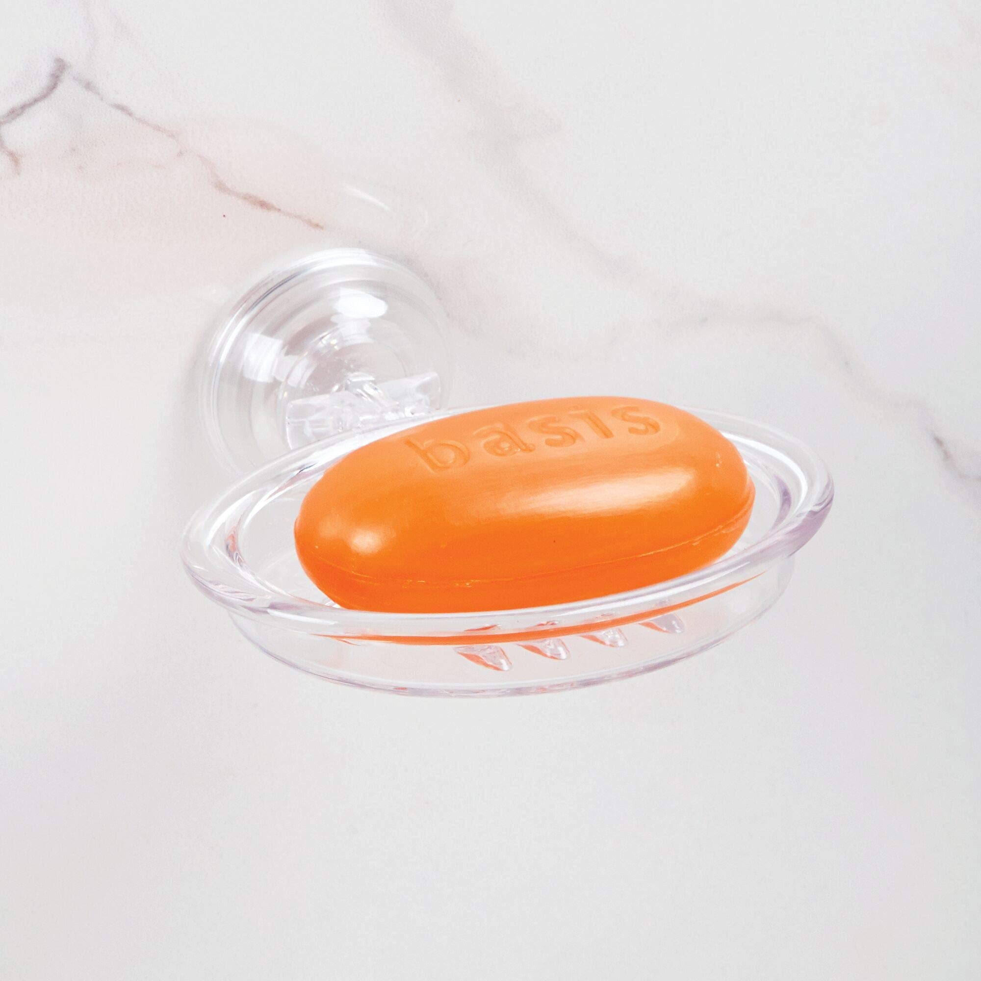 Interdesign Power Lock Suction, Soap Holder, Clear