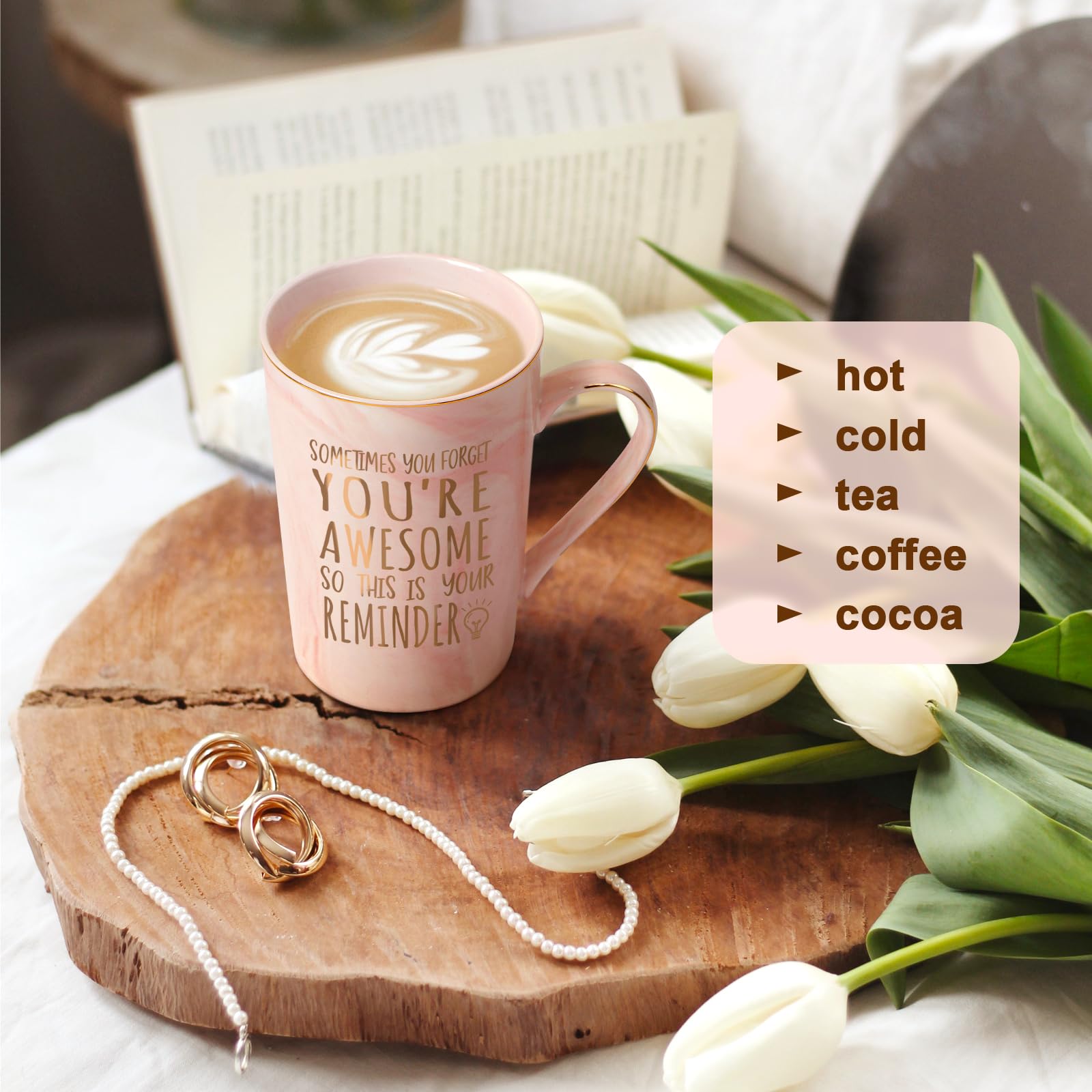 Thank You Gifts  Sometimes You Forget You are Awesome Ceramic Mug  Gifts For Congratulations  Employee Appreciation  Inspirational Encouragement for Women  Friends  Coworker with Gift Box