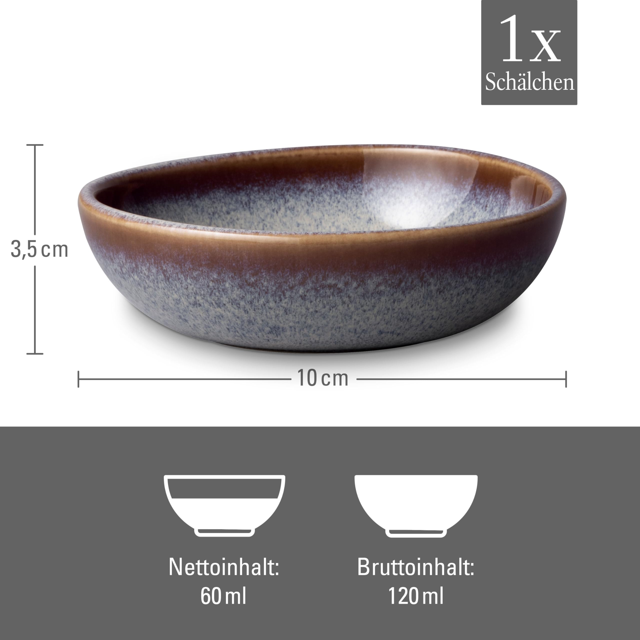Like. By Villeroy & Boch - Lave Beige Individual Bowl 10.5 X 10 X 3.5 Cm, Bowl Beige