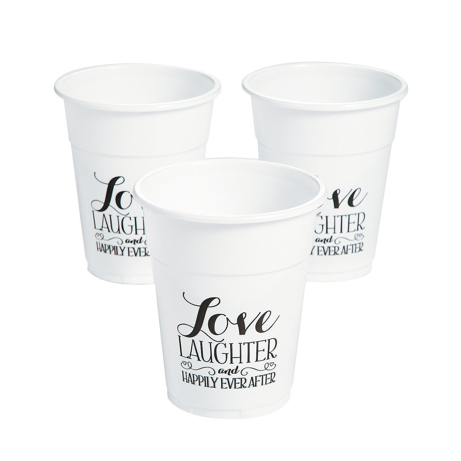 Fun Express Happily Ever After Disposable Wedding Cups
