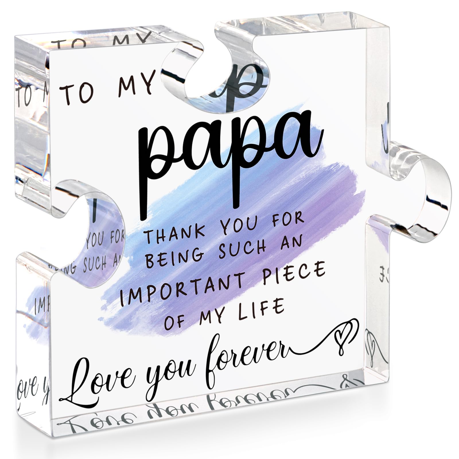 Papa Gifts from Grandkids - Papa Gifts from Grandchildren - Best Papa, Grandpa, Grandfather Gifts Card, Papa Fathers Day, Grandp