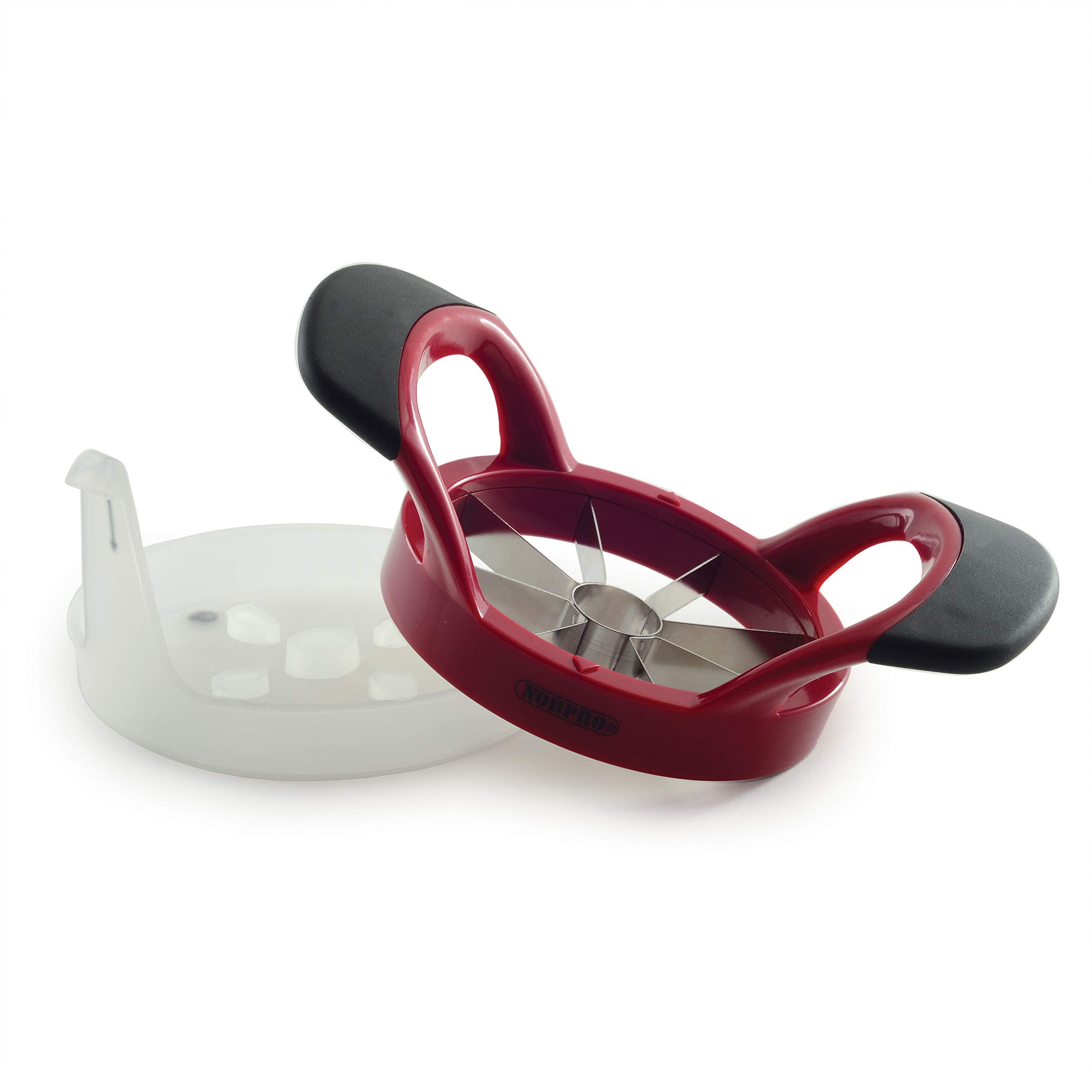 Norpro Grip Ez Fruit Wedger, 8 Sections, Red