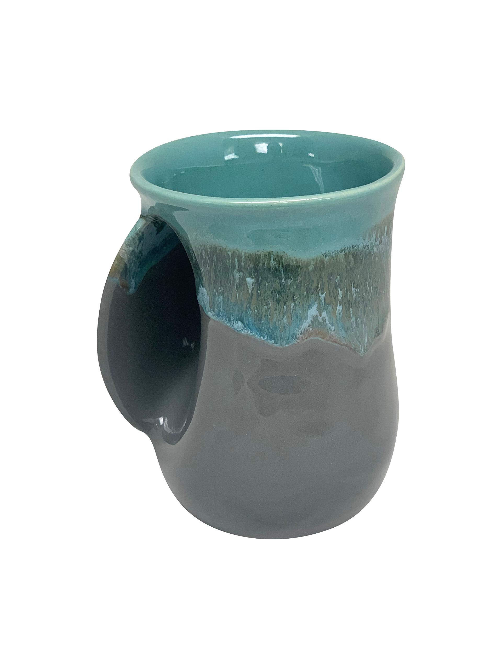 Clay In Motion Handwarmer Mug - Left Hand (Riverstone)