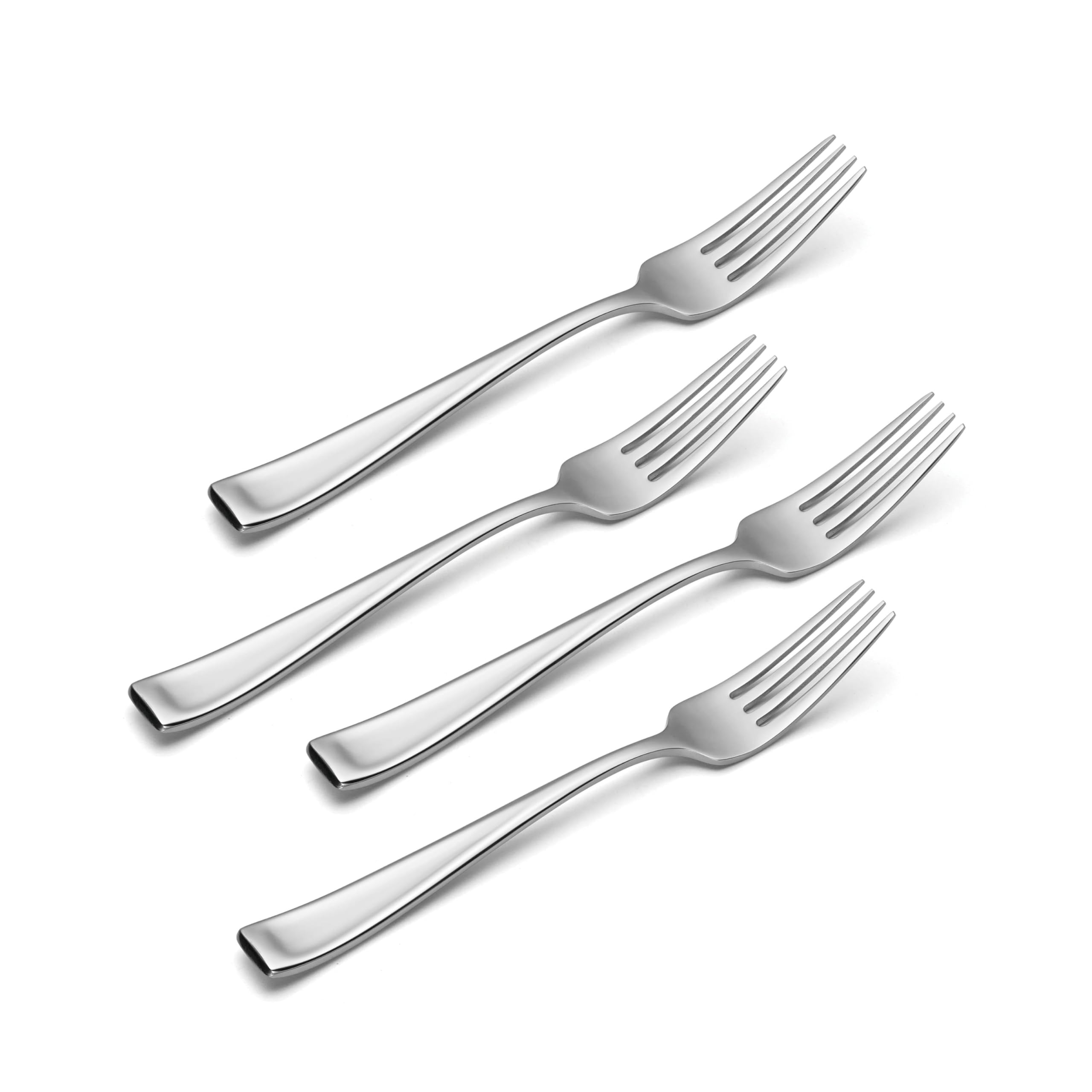 Oneida Moda Dinner Forks, Set Of 4,Silver,Dinner Forks, Set Of 4