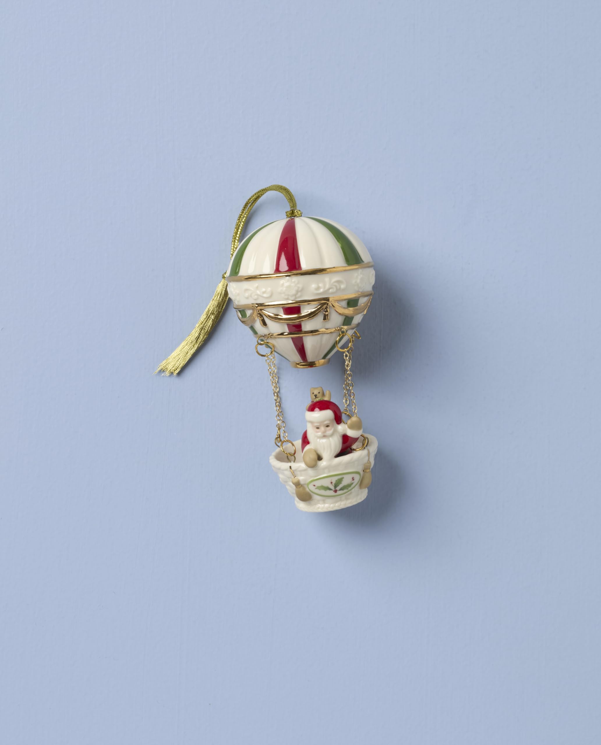 Lenox 897729 Christmas Hot Air Balloon Ornament, Christmas, Holiday Decorations