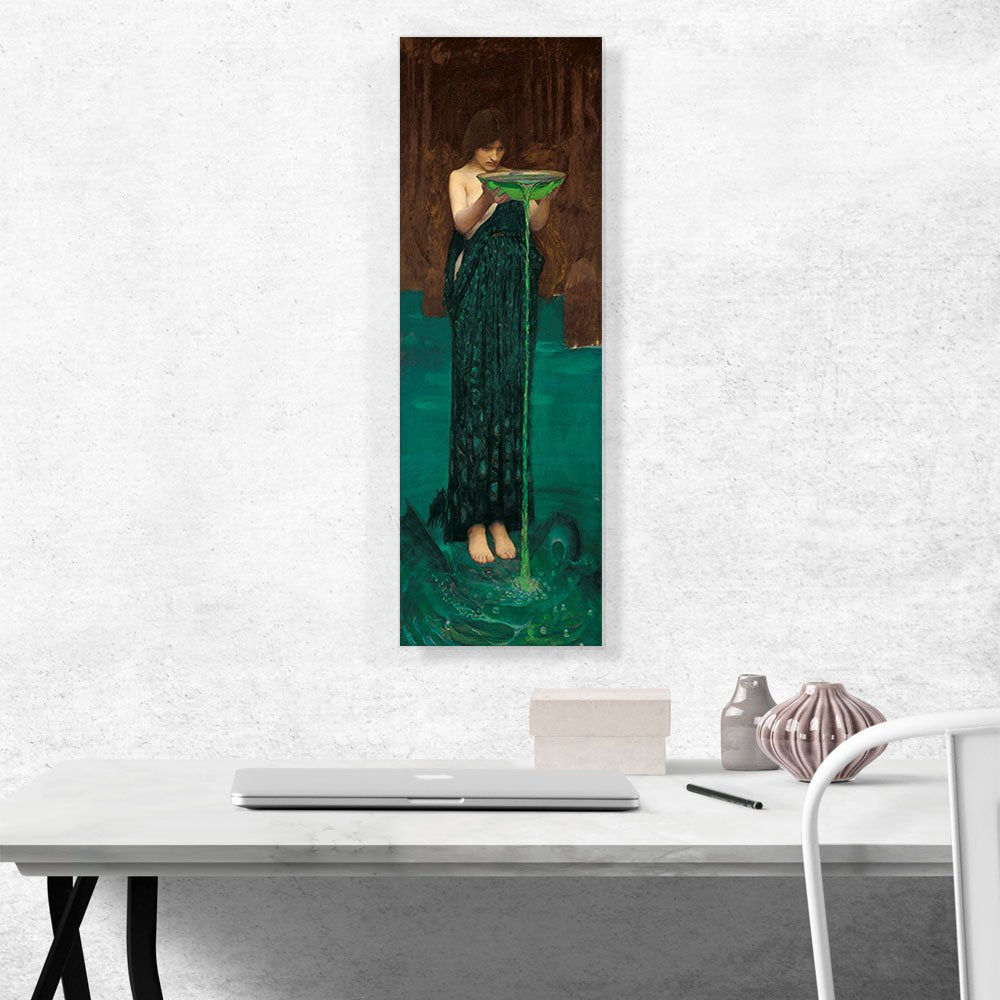 Artcanvas Circe Invidiosa 1892 Canvas Art Print Stretched Framed Painting Picture Poster Giclee Wall Decor By John William Water