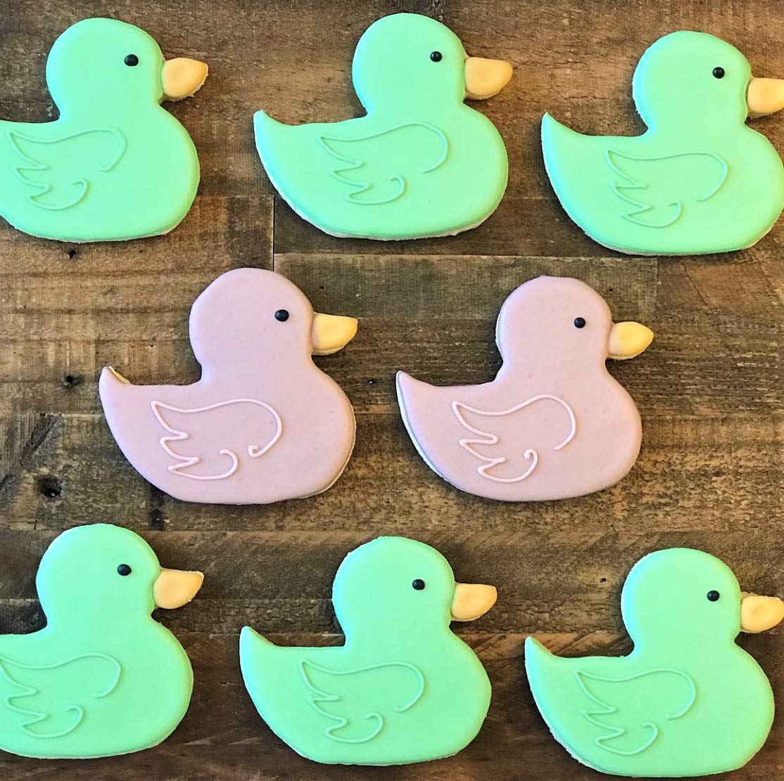 Rubber Duck Cookie Cutter, 4'' Made In Usa By Ann Clark