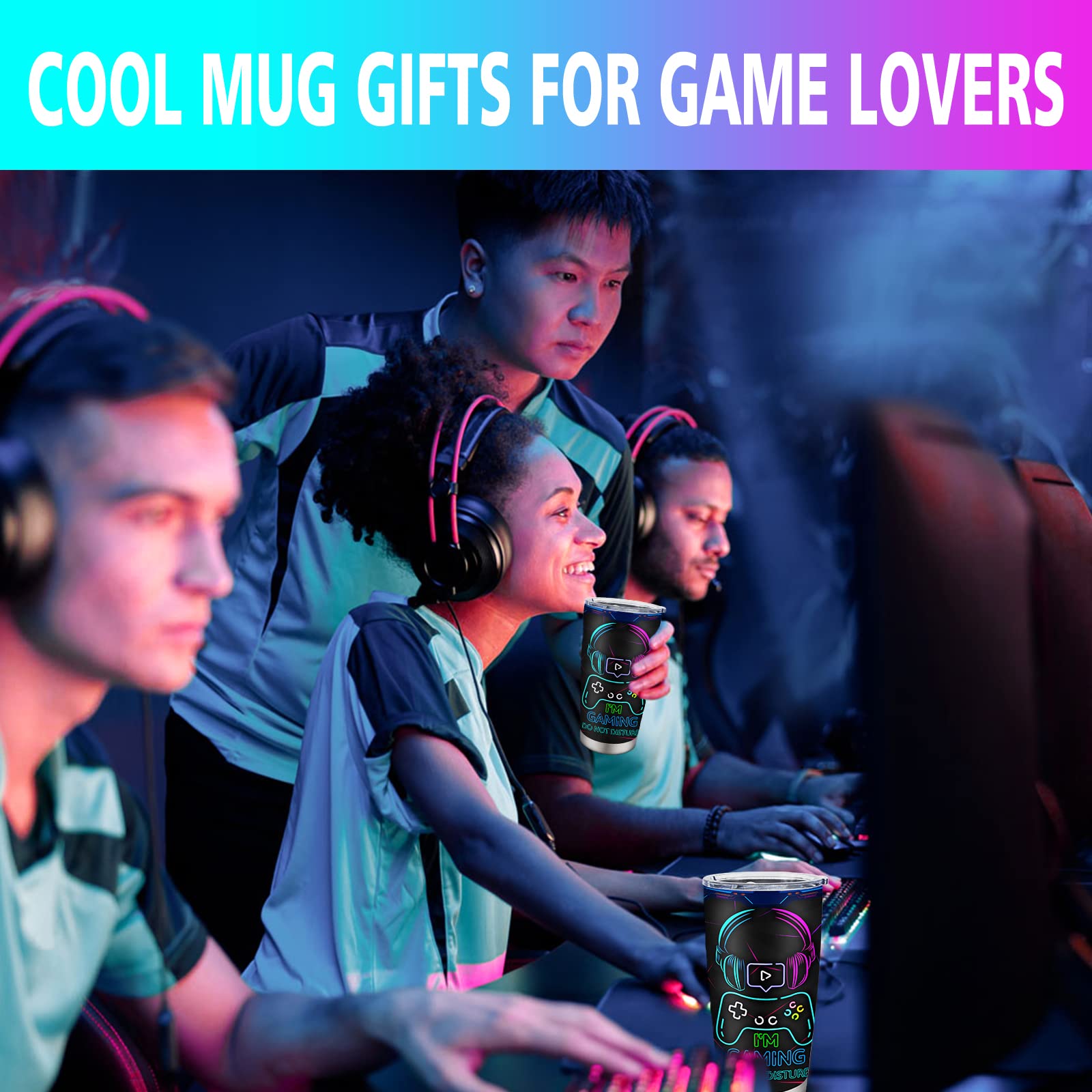 Gamer Gifts, Gifts For Gamers, Cool Gamer Gifts For Men Teenage Teen Boys Boyfriend, Gaming Mugs Stuff, Video Games Party Favors