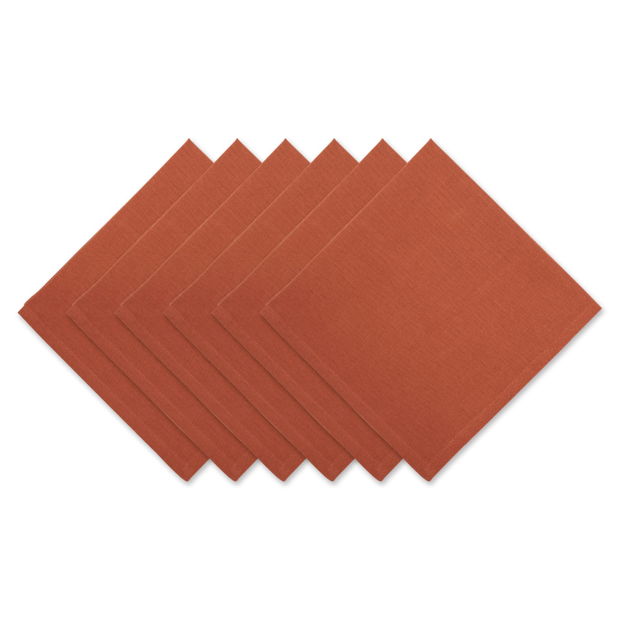 CINNAMON SOLID NAPKIN SET/6