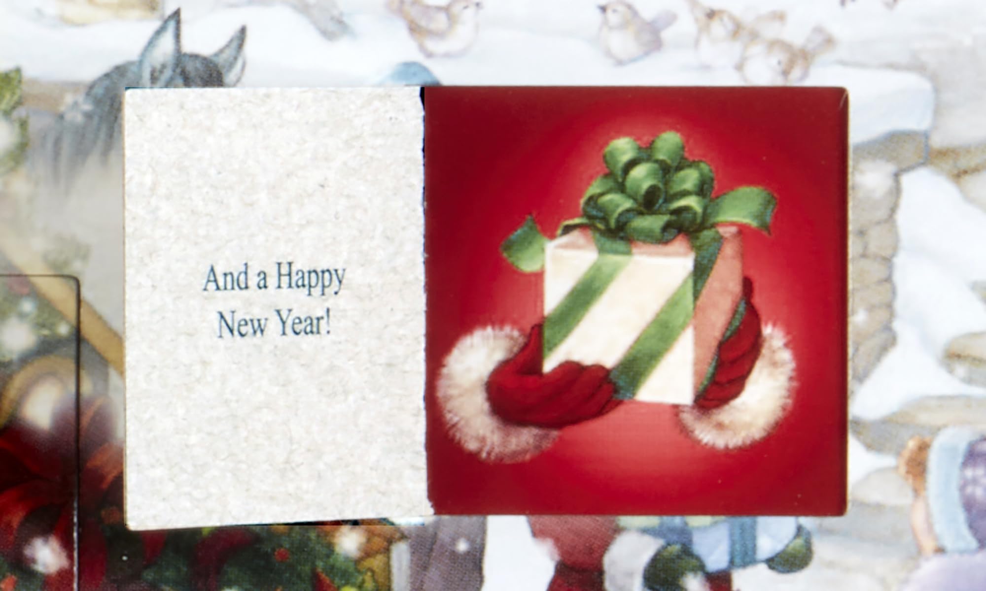 Whistle Stop Christmas Advent Calendar (Countdown to Christmas) by Vermont Christmas Company with Jolly Old Saint Nicholas Vers